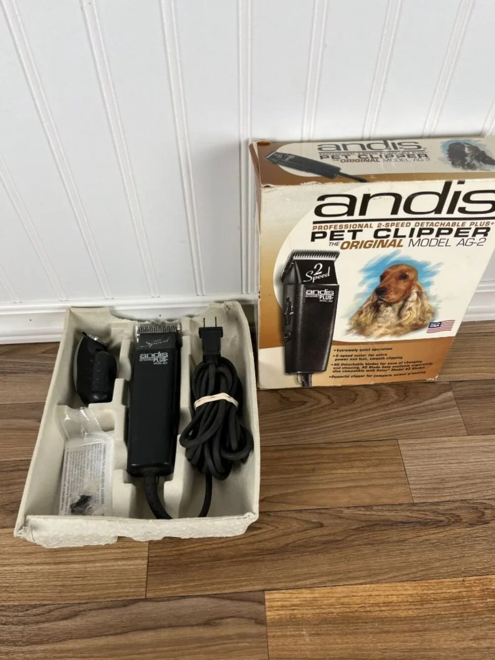 Andis ProClip AG 2-Speed+ Detachable Blade Animal Grooming Clipper